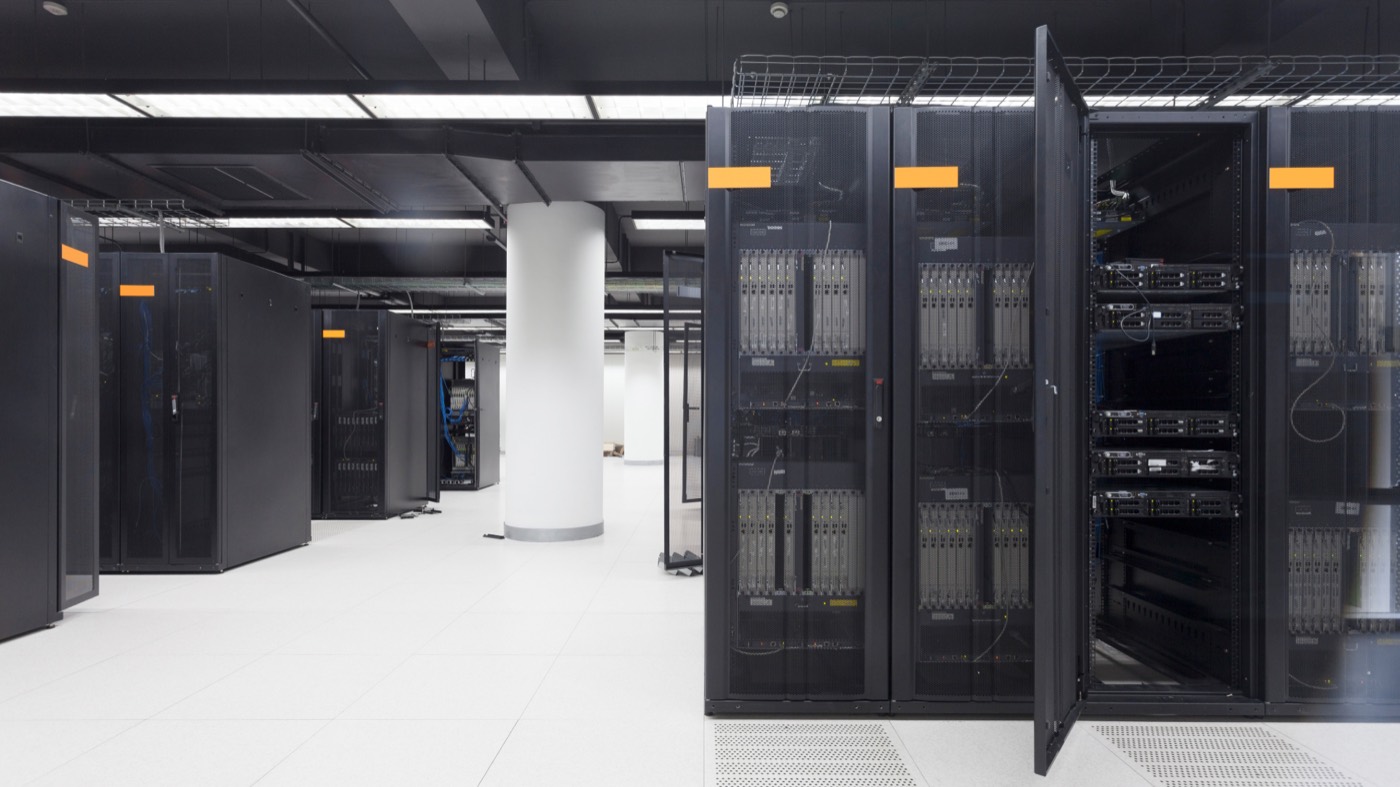 Inside a data center